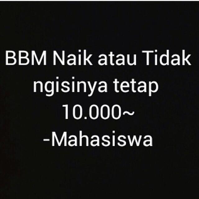 Kumpulan Meme Lucu tanggapi ke naikan BBM (upadte terus)