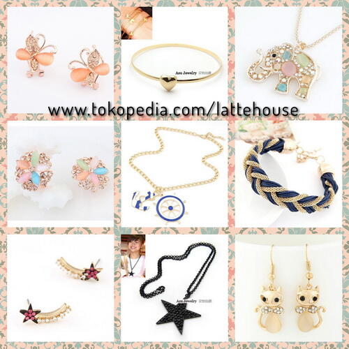 Aksesoris Impor READY STOCK (Kalung, Gelang, Cincin, Anting, Belt, etc)