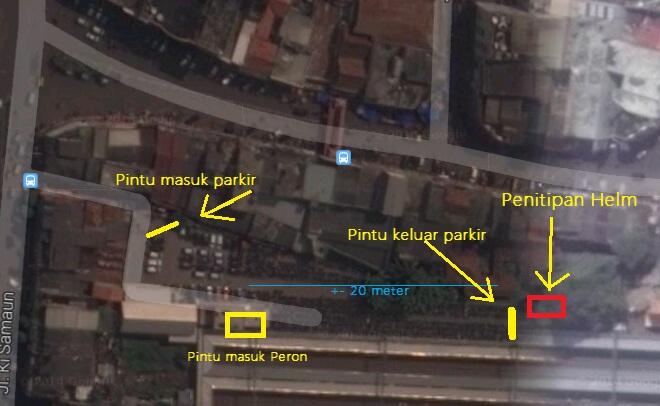 Parkiran Stasiun Mengecewakan (PT Reska)