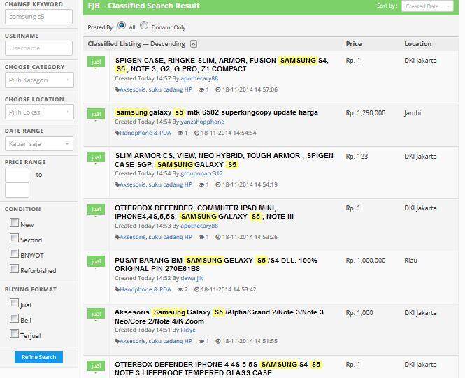&#91;KASKUS TIPS&#93; Filter FJB Spam, hindari penipu saat cari barang online