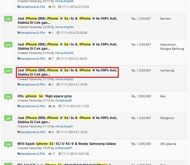 &#91;KASKUS TIPS&#93; Filter FJB Spam, hindari penipu saat cari barang online