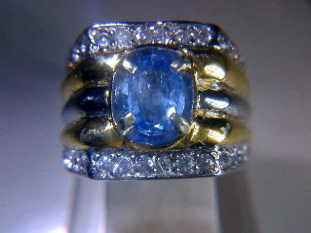 light blue saphire ceylon(srilangka)