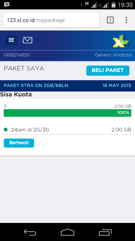 Inject/Tembak Paket Internet XL, INDOSAT, Telkomsel, Axis Bandung Murah