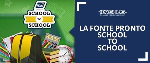 Serunya La Fonte Pronto Mampir Ke Sekolah