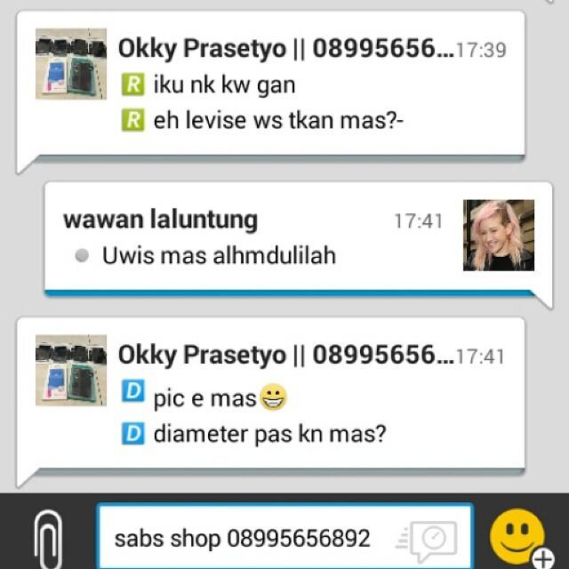 Testimonial Sabs Shop