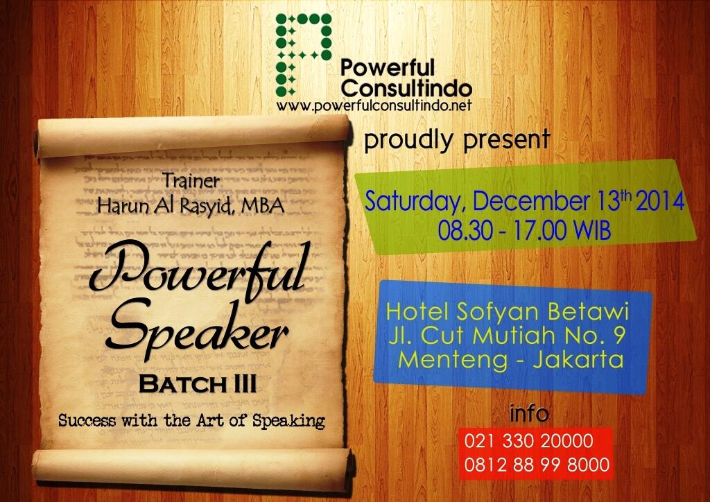 Teknik Presentasi dan Public Speaking yang Powerful