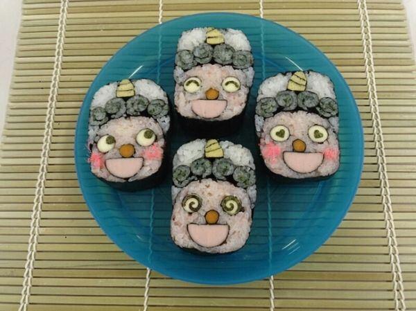 &quot; Sushi &quot; ini begitu menarik dilihat , tapi keburu dingin kalau gak segera di lahap !