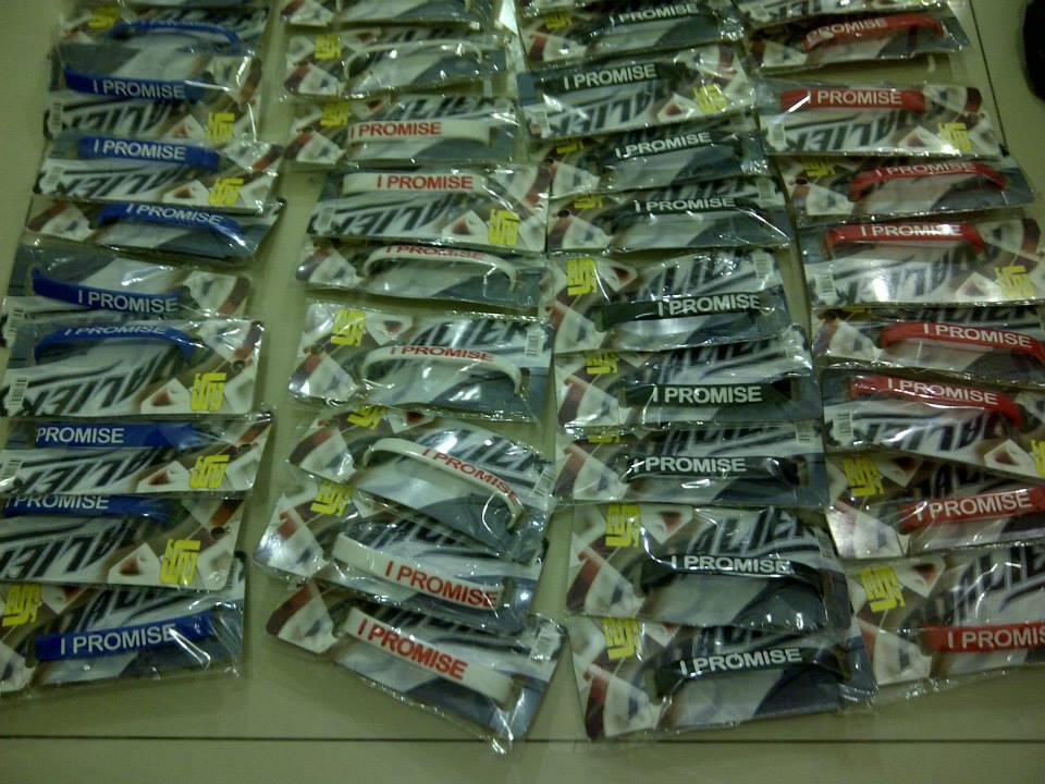 Rubber Gelang nike nba standup i promise livestrong active faith etc