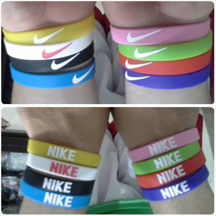 Rubber Gelang nike nba standup i promise livestrong active faith etc