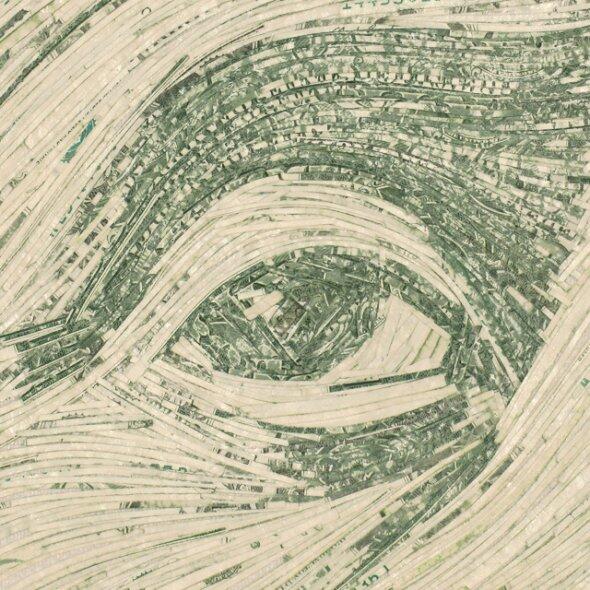 Lukisan Dengan Menggunakan Potongan Uang Kertas | AJAIB 