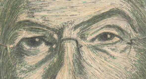 Lukisan Dengan Menggunakan Potongan Uang Kertas | AJAIB 