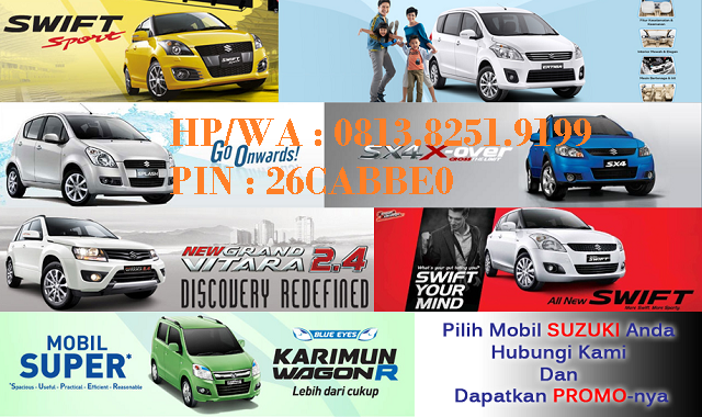 Promo Kredit Mobil Baru Suzuki Termurah WAGON R, ERTIGA,APV ARENA,SWIFT&SPLASH M