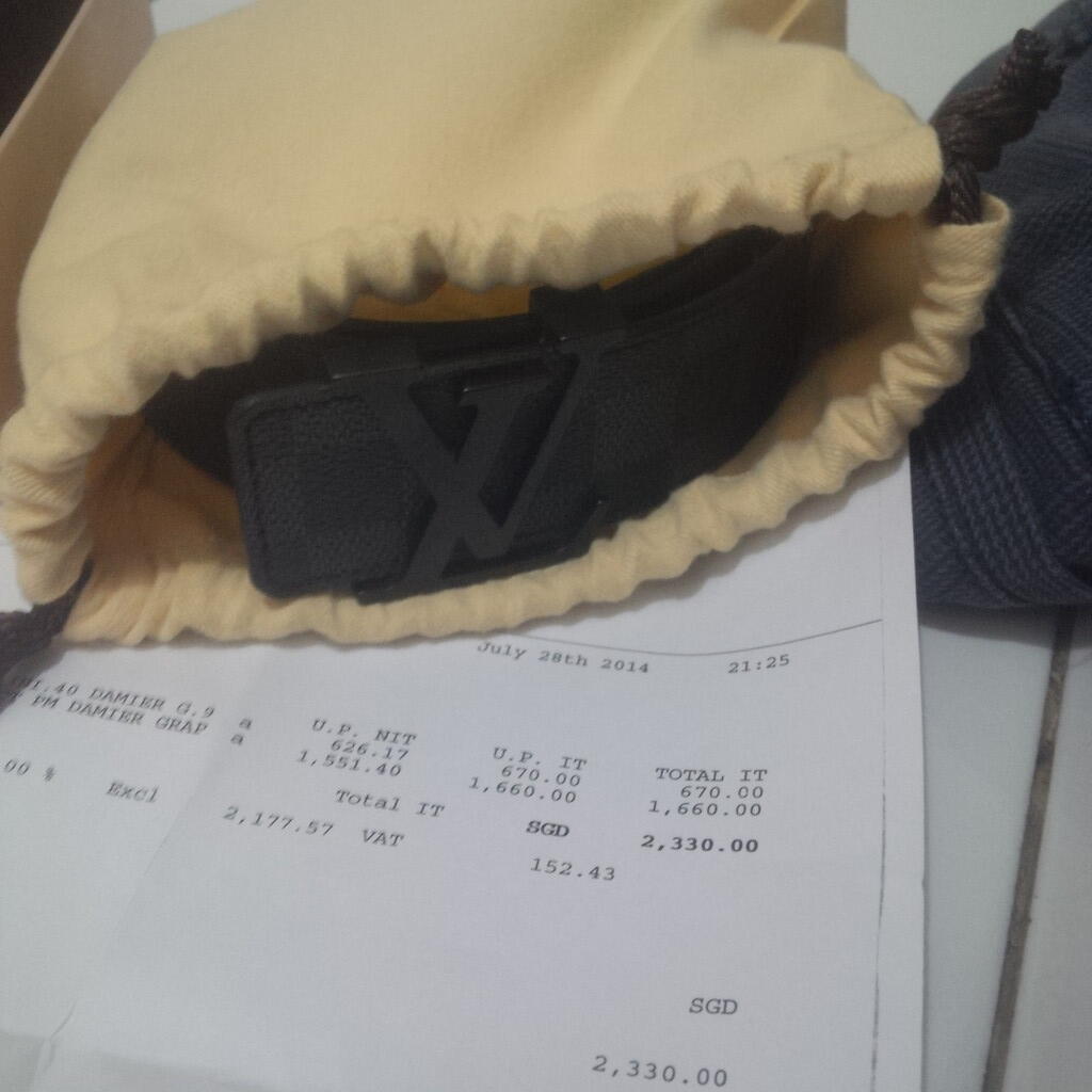 Belt LV Original pembelian 28 July 2014.