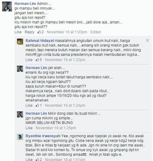 Ababil dari pontianak menghina orang kurang mampu di FB