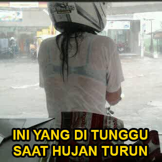 yang ditunggu2 saat hujan turun........!!!!!