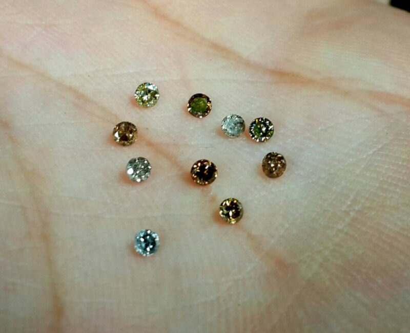 Natural Berlian 2mm