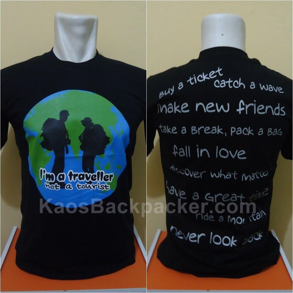 Kaos Backpacker / Travelling | Fresh & New Design