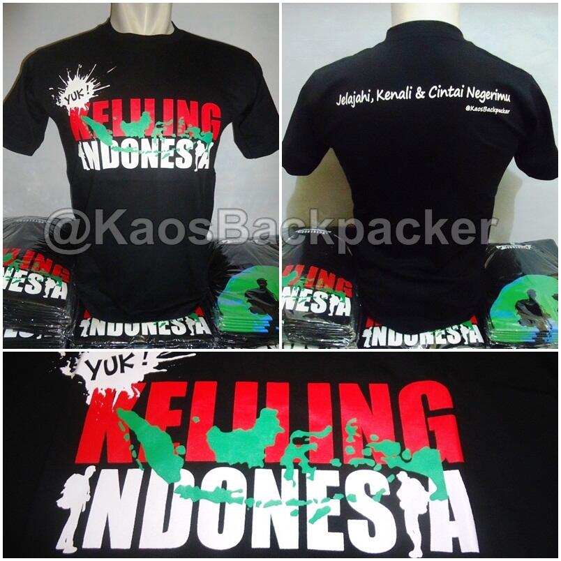 Kaos Backpacker / Travelling | Fresh & New Design