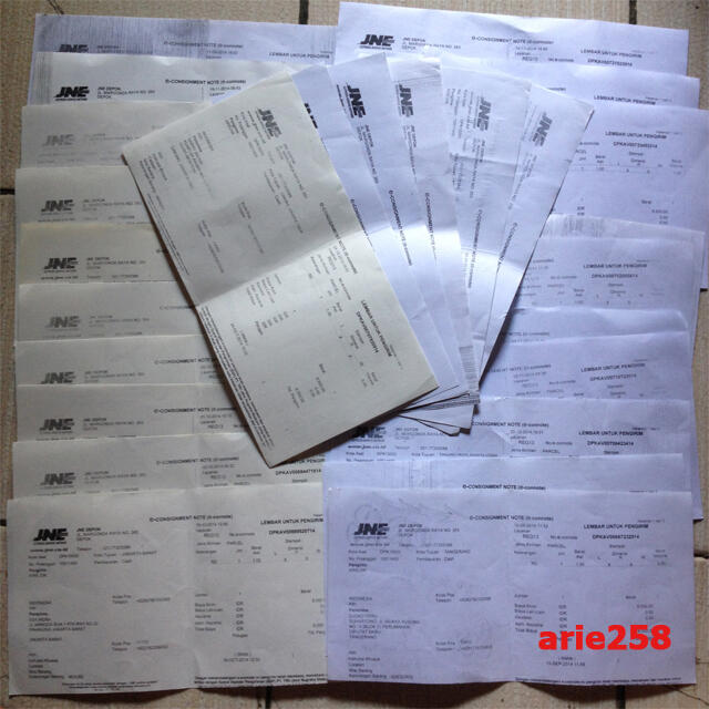 TESTIMONIAL & RESI PENGIRIMAN ID ARIE258