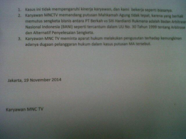 Hary Tanoe Ancam Wartawan MNCTV