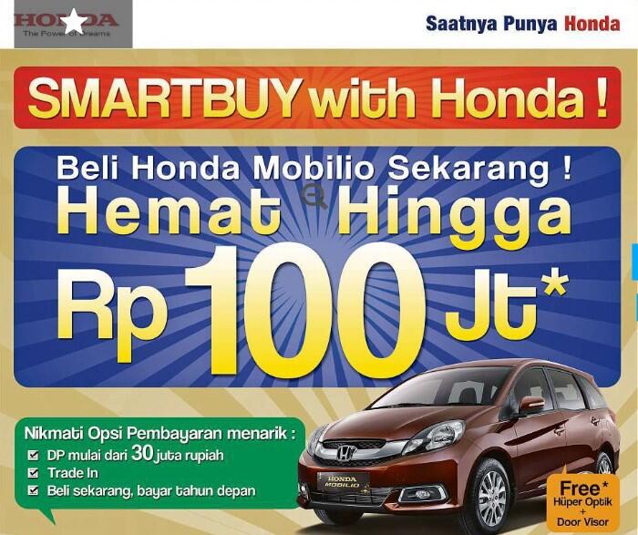 PROMO AKHIR TAHUN HONDA MOBILIO HEMAT HINGGA 100 JUTA