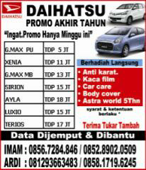 PROMO DAIHATSU AKHIR TAHUN