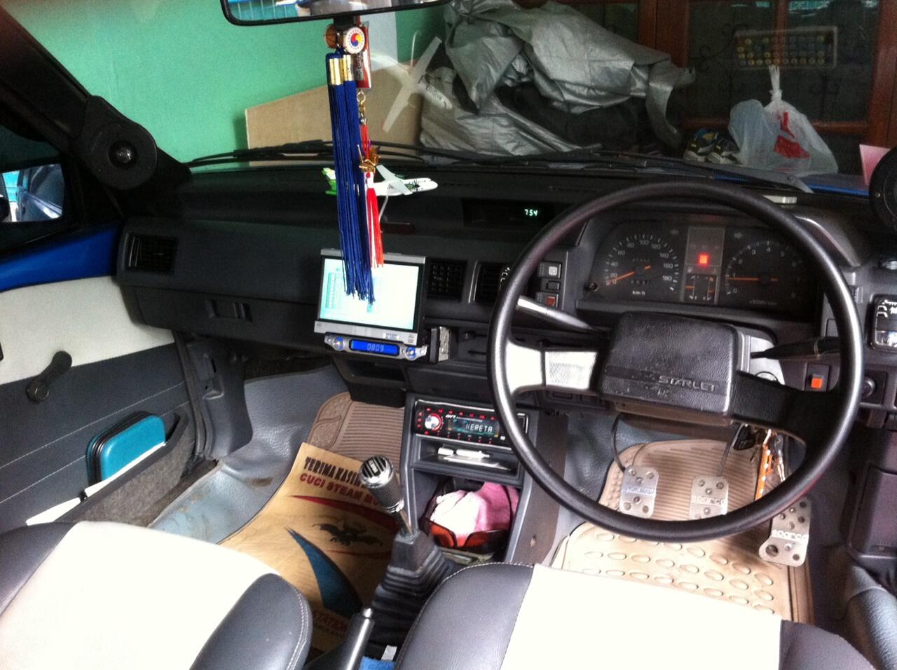 TOYOTA STARLET XL 89 CABIN FULL AUDIO PEMAKAI
