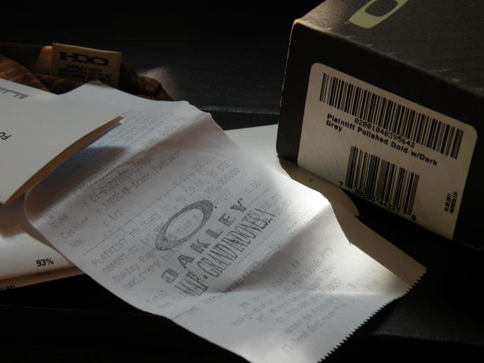 2nd - Like New - SunGlass Original OAKLEY Plaintiff Polished Gold