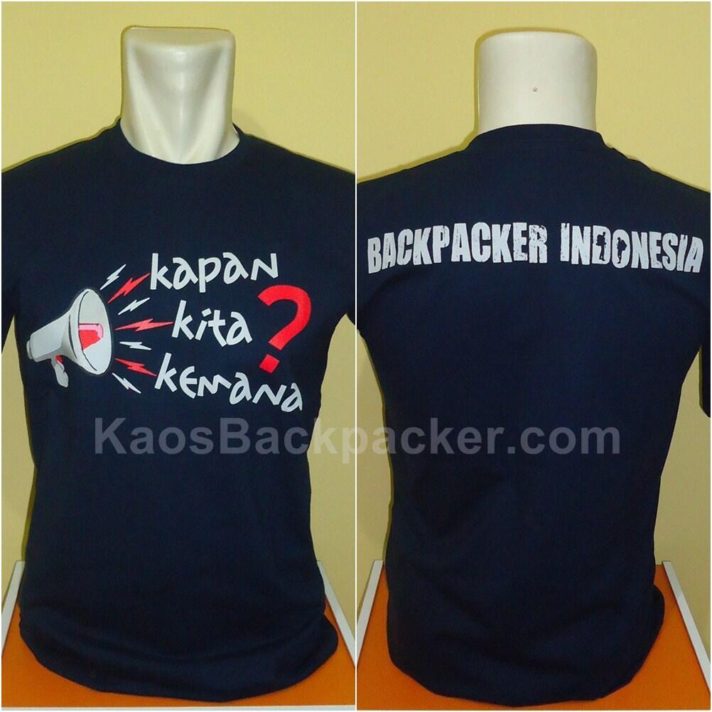 Kaos Backpacker / Travelling | Fresh & New Design