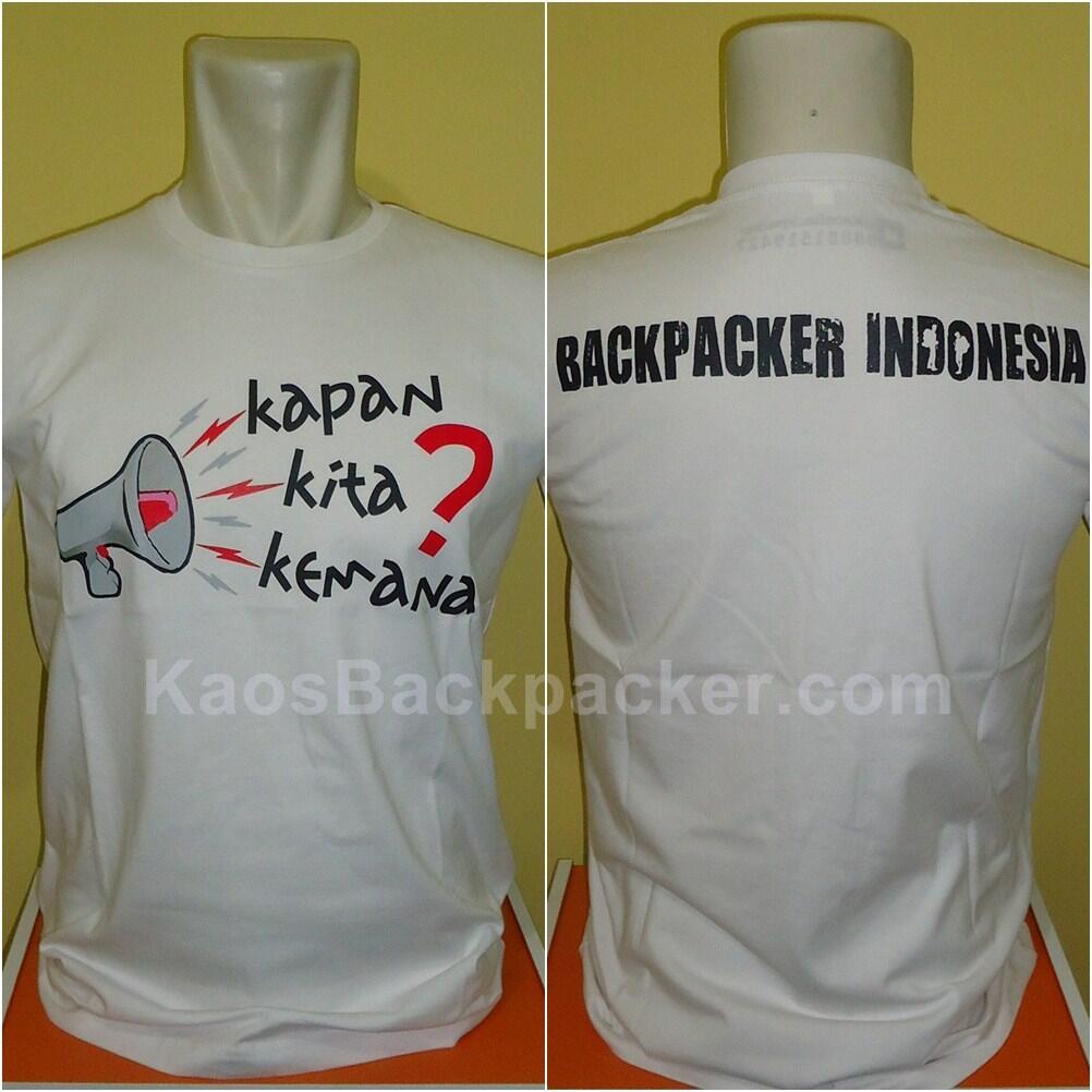 Kaos Backpacker / Travelling | Fresh & New Design