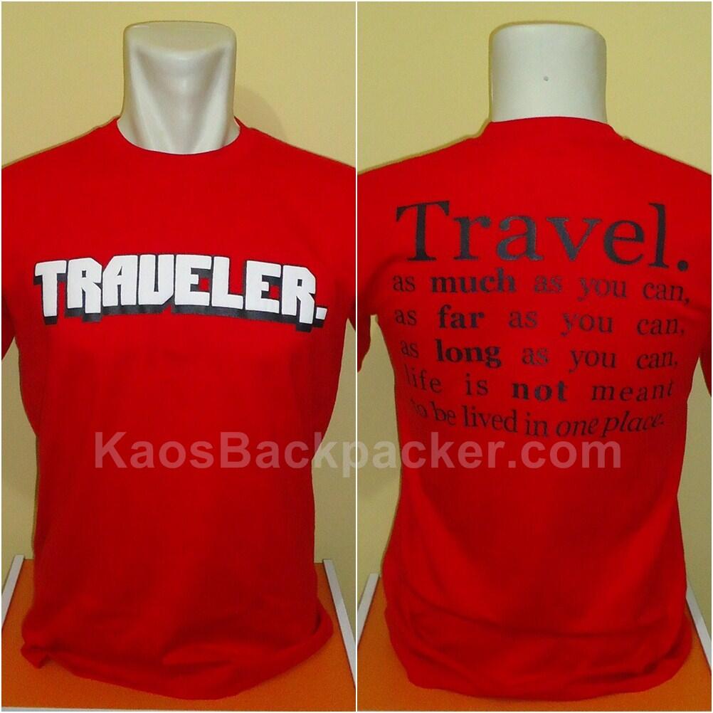 Kaos Backpacker / Travelling | Fresh & New Design