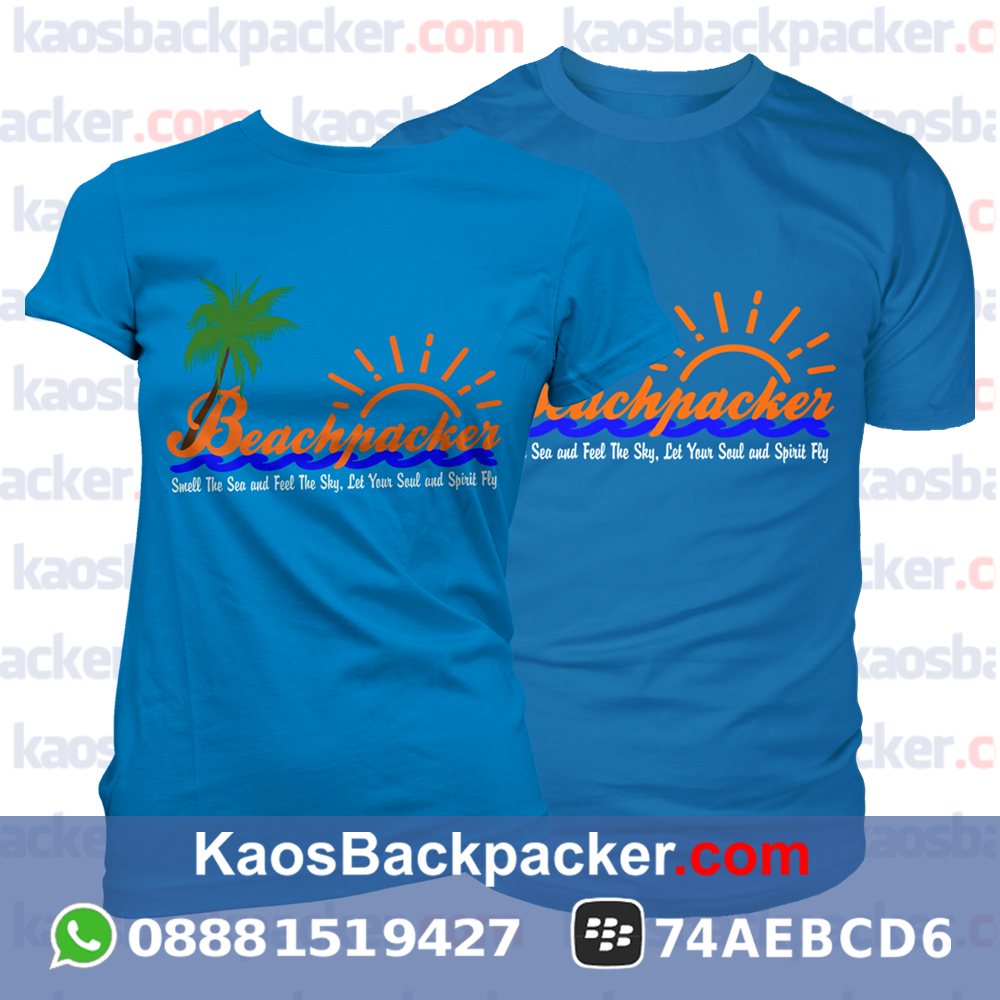 Kaos Backpacker / Travelling | Fresh & New Design