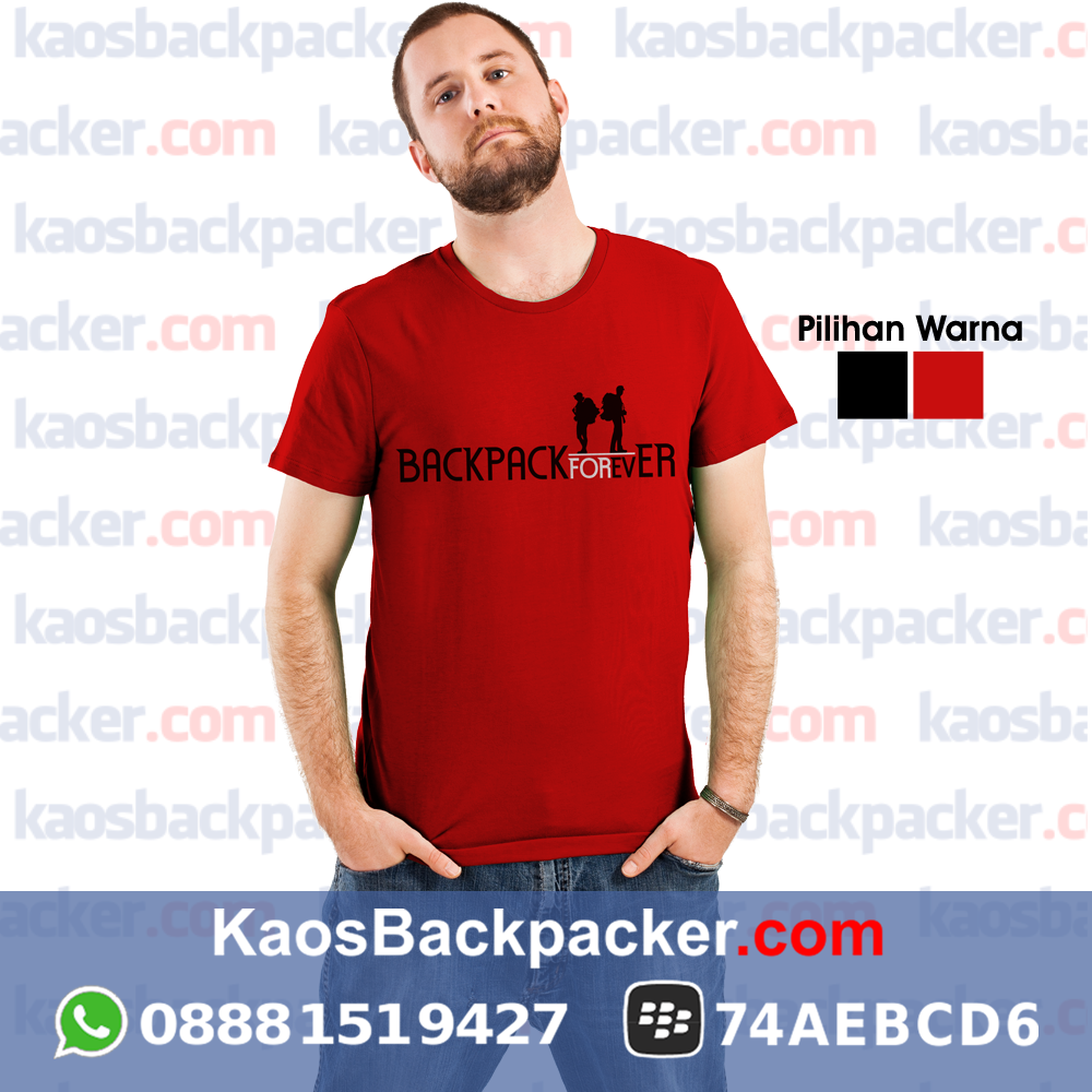 Kaos Backpacker / Travelling | Fresh & New Design