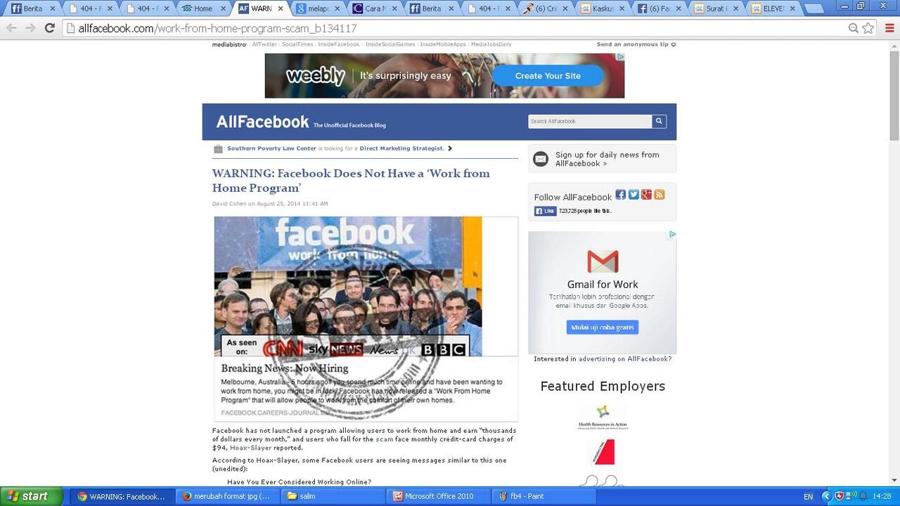 penipuan berkedok facebook HOT 2014