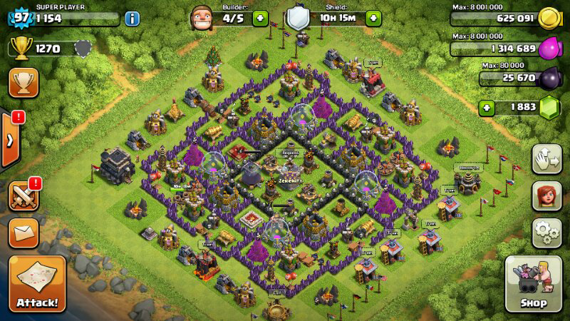 Jual id coc / Clash of clans DATA LENGKAP!
