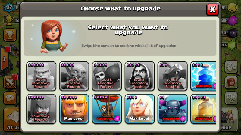 Jual id coc / Clash of clans DATA LENGKAP!