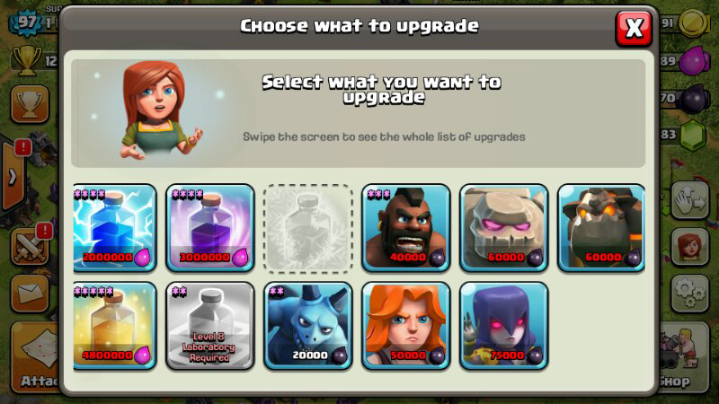 Jual id coc / Clash of clans DATA LENGKAP!