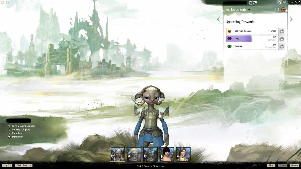 Jual Akun GUILD WARS 2 Kosongan Lengkap