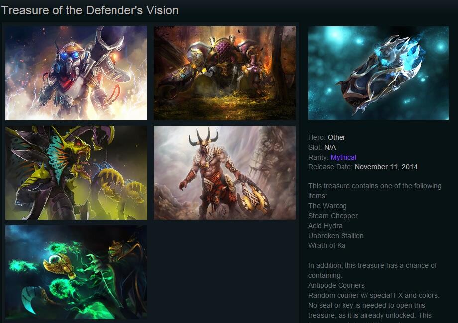 WTS DOTA 2 ITEM ARCANA PA NEW TREASURE BET ITEM