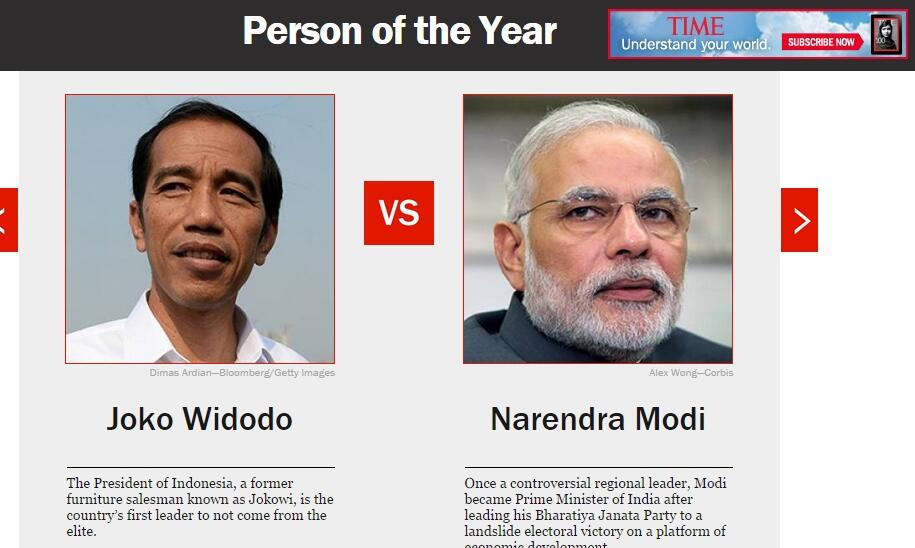 Jokowi Masuk Voting Person of The Year Majalah TIME 