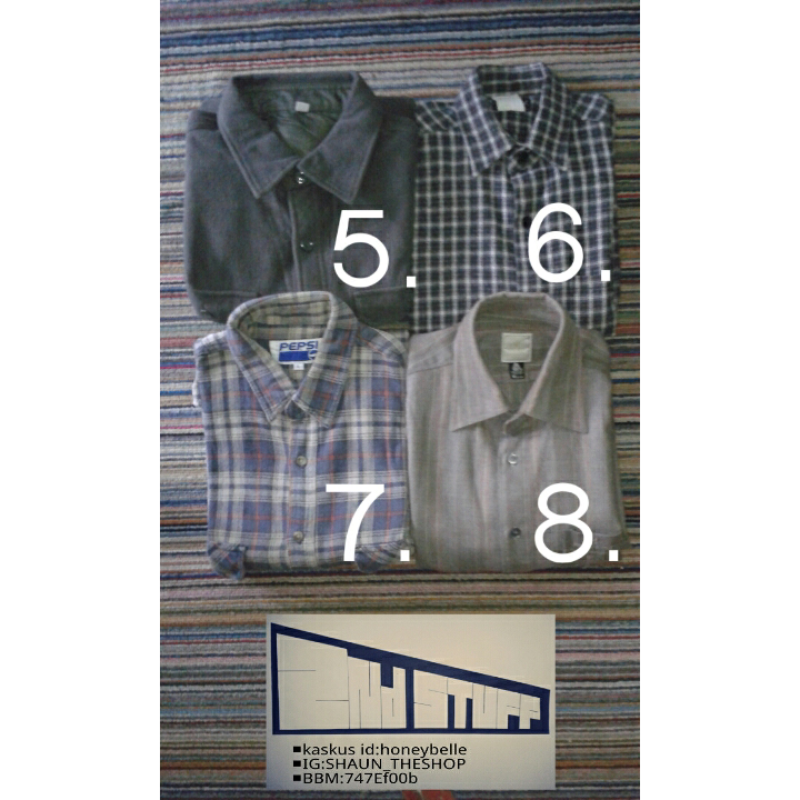 ▧ ANEKA KEMEJA FLANNEL BERMERK&MURAH ▧