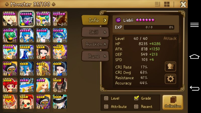 Jual Santai Id Summoners war. 3 natborn *5 + Joker Dark