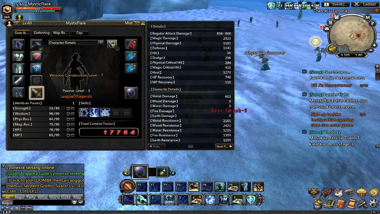 JUAL CHAR DEWA WOM (WEAPON OF MYTHOLOGY)
