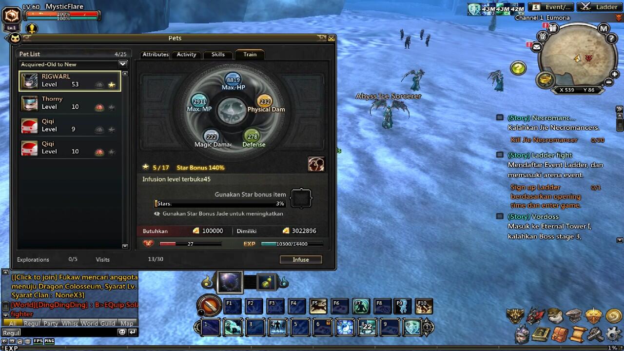 JUAL CHAR DEWA WOM (WEAPON OF MYTHOLOGY)