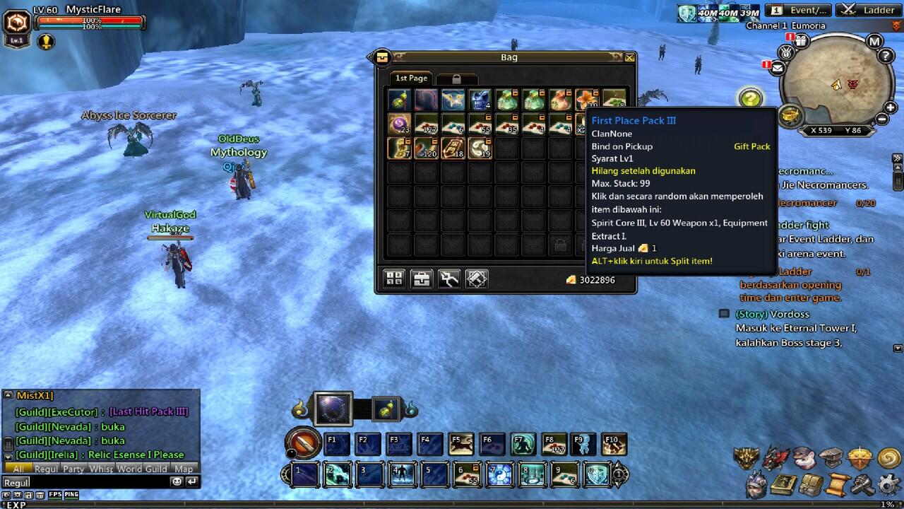 JUAL CHAR DEWA WOM (WEAPON OF MYTHOLOGY)