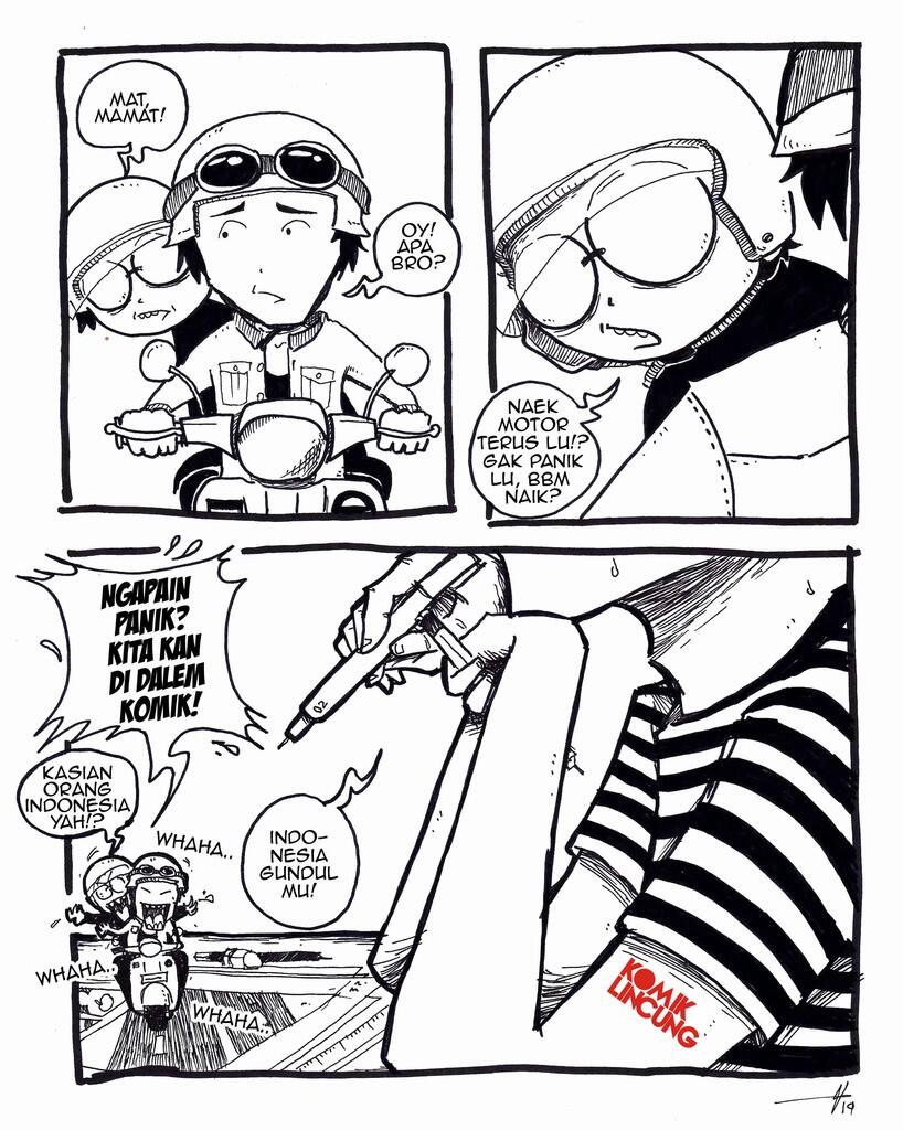 Kumpulan KOMIK tentang kenaikan harga BBM