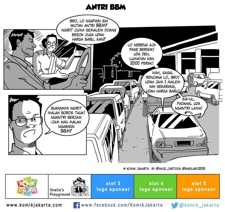 Kumpulan KOMIK tentang kenaikan harga BBM