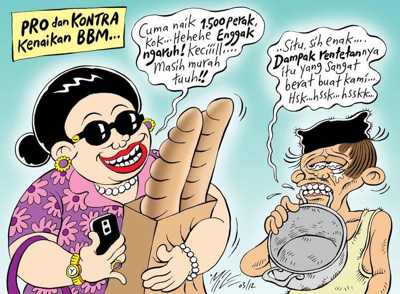 Kumpulan KOMIK tentang kenaikan harga BBM
