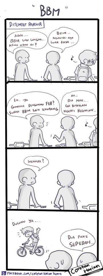 Kumpulan KOMIK tentang kenaikan harga BBM