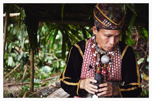 KOMBURONGOH-AZIMAT DAYAK KADAZAN-DUSUN